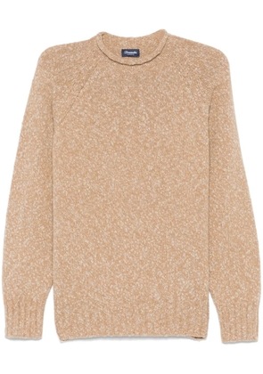 Drumohr mélange-effect sweater - Brown