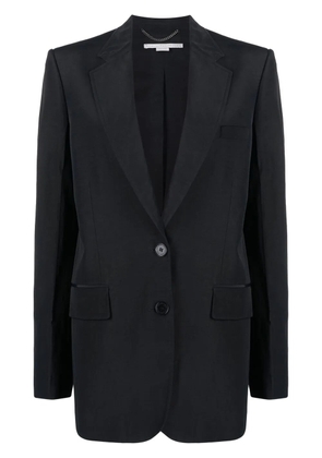 Stella McCartney notched lapels single-breasted blazer - Black