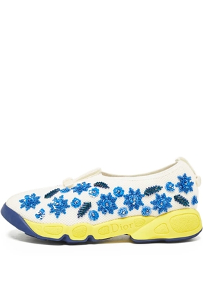 Christian Dior Pre-Owned sequin-embellished sneakers - White