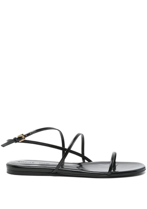 KHAITE Loop sandals - Black
