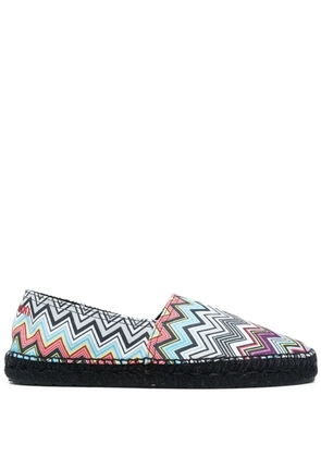 Missoni zig zag-woven espadrilles - Black