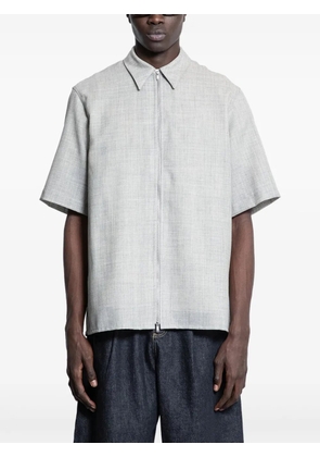Studio Nicholson zip method shirt - Grey