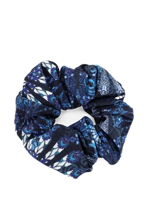 Lygia & Nanny patterned scrunchie - Blue