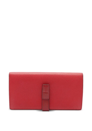 Loewe Pre-Owned 2000s leather vertical bi-fold wallet - Red
