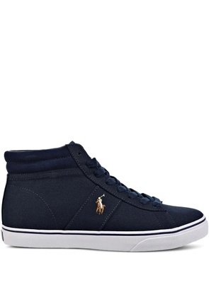 Polo Ralph Lauren logo-detail high-top sneakers - Blue
