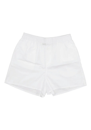 LA ROSE elasticated-waist shorts - White