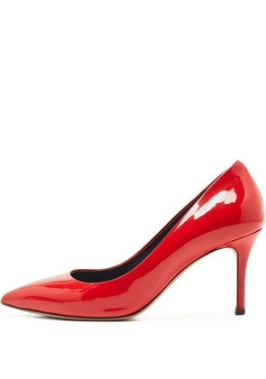 Giuseppe Zanotti Vintage 75mm leather pumps - Red