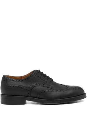 Tod's leather derby shoes - Black