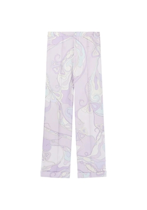 PUCCI Orchidee-print pajama pants - Purple