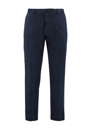 THE (Alphabet) pleated cotton trousers - Blue