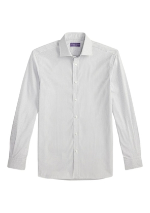 Ralph Lauren Purple Label bengal stripe long-sleeve shirt - Grey