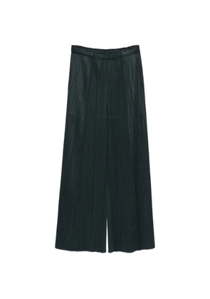 Pleats Please Issey Miyake Monthly Colors November pleated trousers - Green