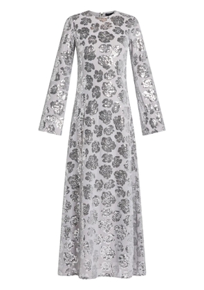 ROTATE BIRGER CHRISTENSEN sequinned chiffon maxi dress - Grey