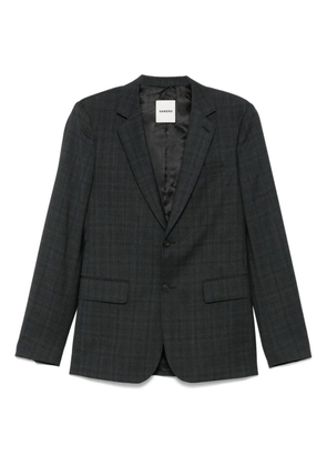 SANDRO plaid blazer - Grey