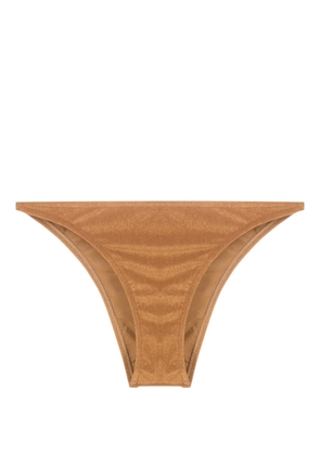 Lenny Niemeyer textured low-rise bikini bottoms - Brown
