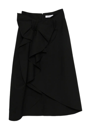 Viktor & Rolf bow ruffled pencil skirt - Black