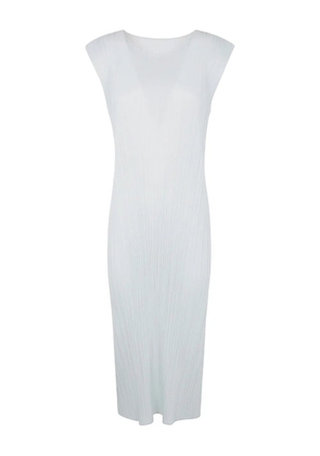 Pleats Please Issey Miyake Monthly Colors: April midi dress - White