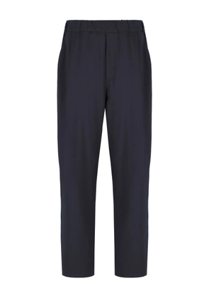 Laneus patch-pocket wool trousers - Blue