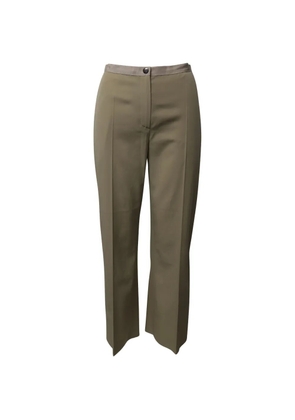 Lanvin Pre-Owned grosgrain-waist trousers - Neutrals