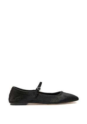 Aeyde strap ballet flats - Black