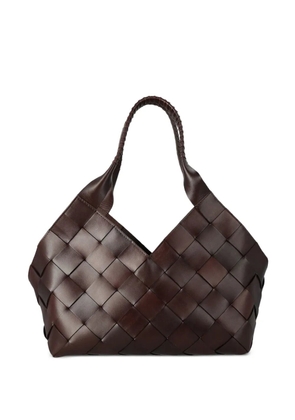 DRAGON DIFFUSION Castello woven tote bag - Brown