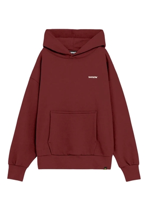 BARROW hooded pocket sweatshirt - Red