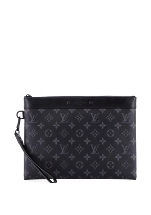 Louis Vuitton Pre-Owned Pochette To-Go Monogram Eclipse Canvas MM pouch - Black