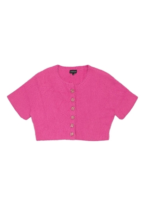 Callipygian cropped cardigan - Pink