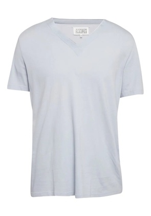 Maison Martin Margiela Pre-Owned V-neck cotton T-shirt - Blue