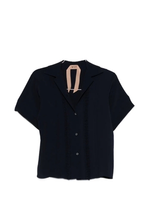 Nº21 buttoned trim shirt - Blue