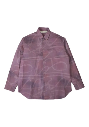 Off-White Stiff Button Down shirt - Purple