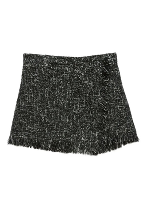 MSGM tweed shorts - Black