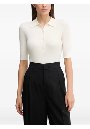 Joop! Kalili half-button polo top - Neutrals