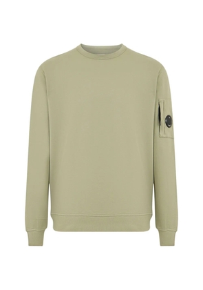 C.P. Company logo-detail crew-neck sweatshirt - Green
