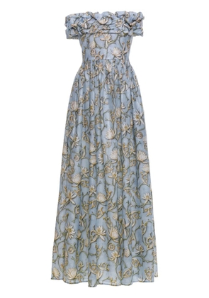 Agua By Agua Bendita Espliego Soledad dress - Blue