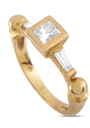 Paul Morelli 18K yellow gold diamond ring