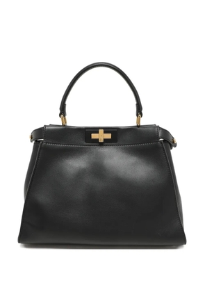 Fendi Pre-Owned Peekaboo leather tote bag - Black