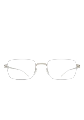 Mykita Asger rectangle-frame glasses - Silver