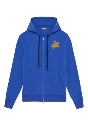 Vilebrequin logo-embroidery hoodie - Blue