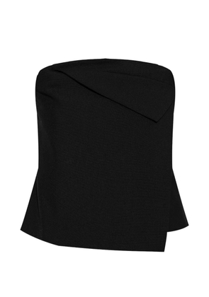 Officine Generale Noelia strapless asymmetric top - Black