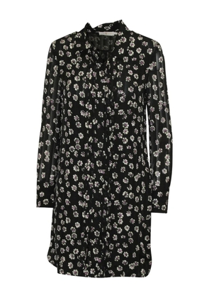 Tory Burch Avery floral-print shirt mini dress - Black