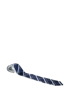 Prada Pre-Owned striped silk tie - Blue
