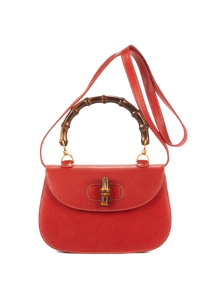 Gucci Pre-Owned camboo-handle shoulder bag - Red