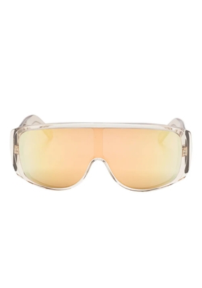 MM6 Maison Margiela shield-framed sunglasses - Neutrals