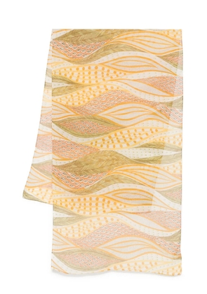 Ferragamo Pre-Owned 1990s silk scarf - Yellow