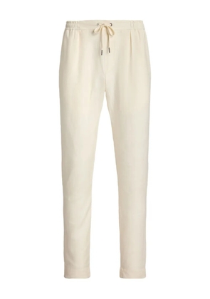 Ralph Lauren Purple Label drawstring trousers - Neutrals