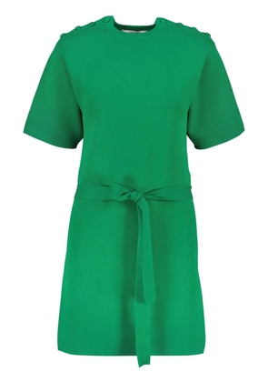 Yves Salomon knitted T-shirt dress - Green