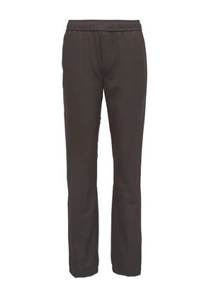 wahts Harper elastic-waistband trousers - Brown