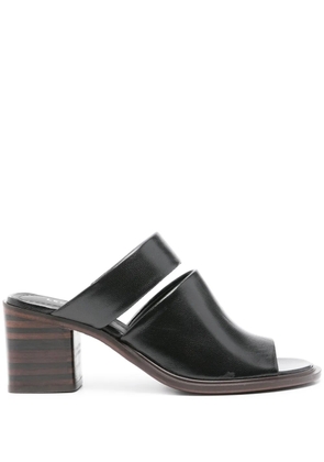LEMAIRE 55mm leather mules - Black