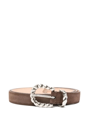 Paura Cris twisted buckle belt - Brown